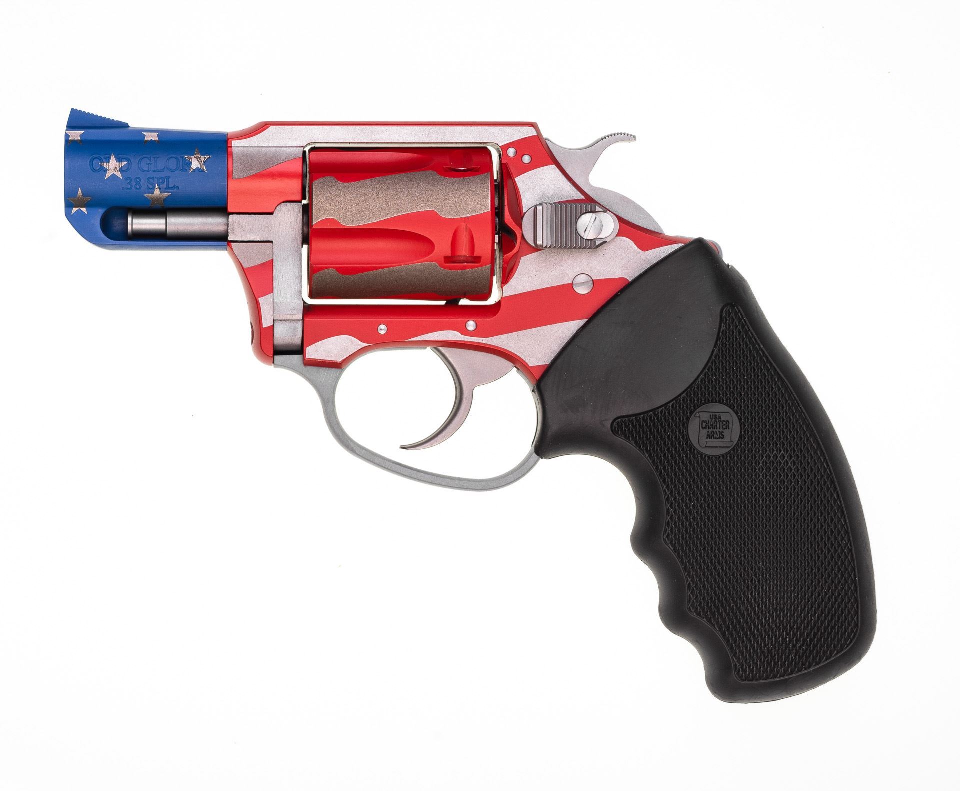 Charter Arms Old Glory .38 Special 2" Barrel 5rd Red White Blue Aluminum Frame Revolver