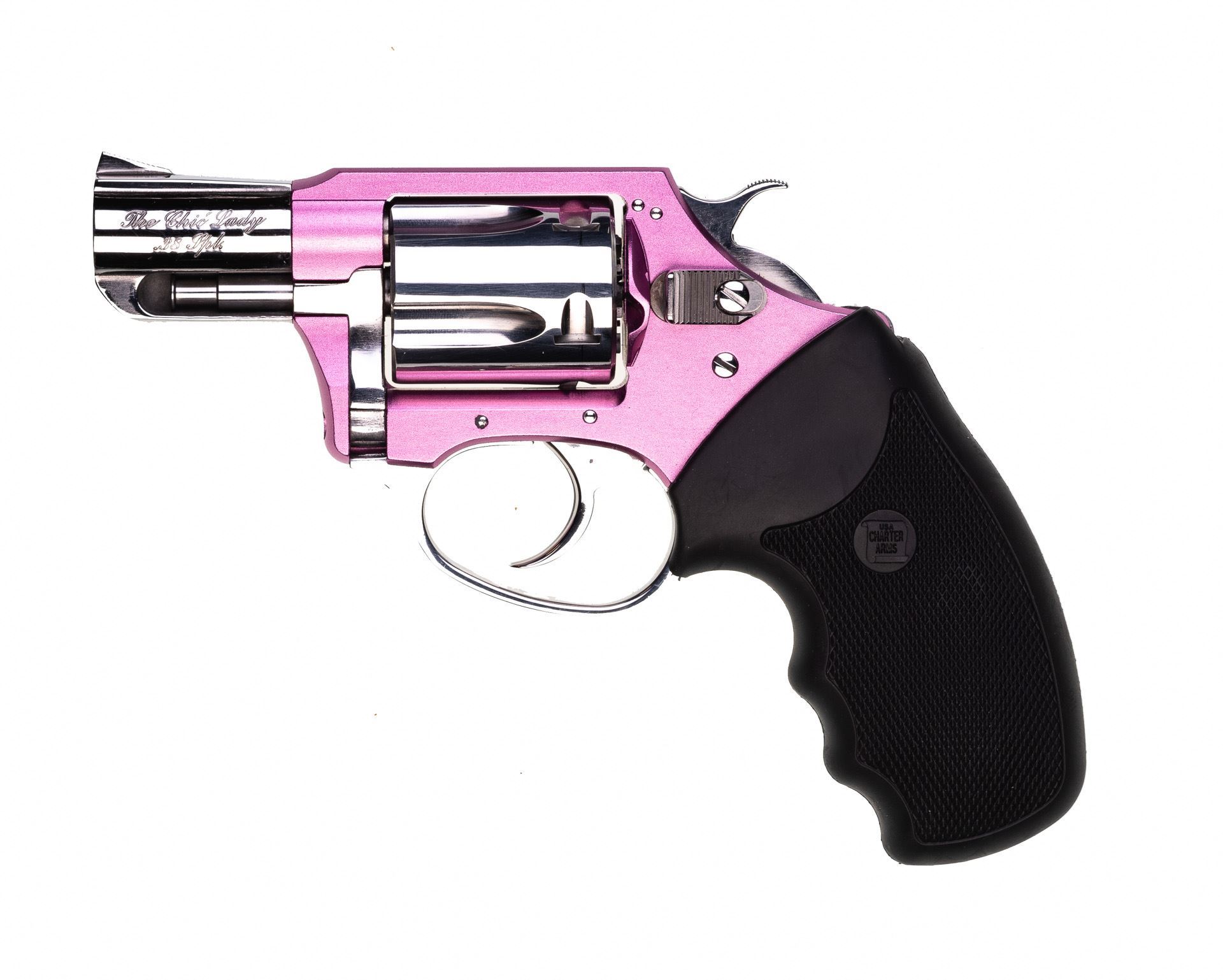 Charter Arms Chic Lady .38 Special 2" Barrel 5rd Pink Hi-Polish Revolver - Image 3