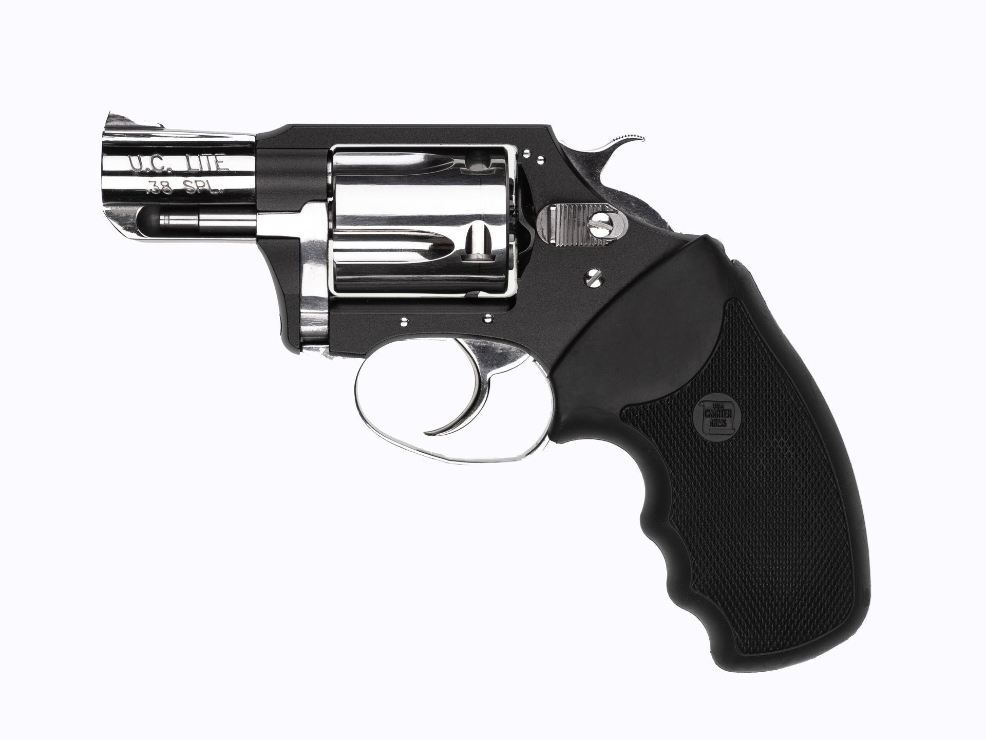 Charter Arms - UNDERCOVER Lite .38 Special 2" Full Grip Standard Hammer Black/Hi-Polish - Image 2