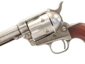 Taylors & Company 555136 1873 Cattleman 357 Mag Caliber with 4.75" Barrel, 6rd Capacity Cylinder, Overall Antique Finish Steel & Walnut Grip