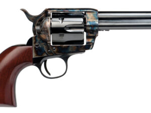 Cimarron PP410 Frontier Pre-War 1896-1940 45 Colt (LC) 6 Shot, 4.75" Blued Steel Barrel, Blued Cylinder, Color Case Hardened Steel Frame, Walnut Grip, Exposed Hammer