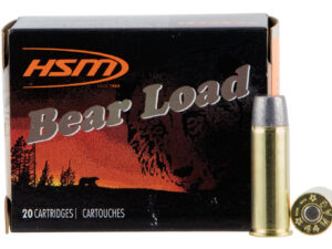 HSM 44M15N20 Bear Load  44 Rem Mag 305 gr Wide Flat Nose 20 Per Box/ 20 Case