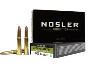 Nosler 40670 E-Tip  30-30Win 150gr E Tip Lead Free 20 Per Box/10 Case