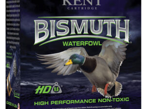 Kent Cartridge B12W364 Bismuth Waterfowl 12 Gauge 2.75" 1 1/4 oz Bismuth 4 Shot 25 Per Box/ 10 Case