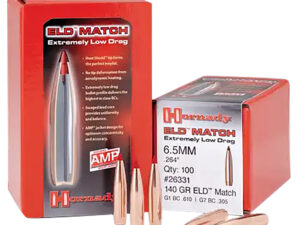 Hornady 33381 ELD Match  338 Cal .338 285 gr Extremely Low Drag Match 50 Per Box/ 15 Case