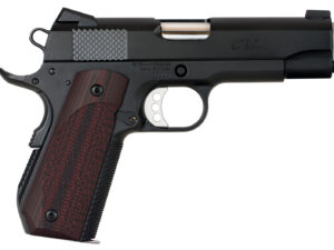 Ed Brown KC18G4 1911 Kobra Carry 45 ACP 7+1 4.25" Stainless Recessed Crown Barrel, Black Gen4 Snakeskin Serrated Carbon Steel Slide & Frame w/Beavertail, Laminate Wood Grip