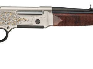 Henry H014D243 Long Ranger Deluxe Full Size 243 Win 4+1 20" Blued Steel Barrel, Engraved Nickel-Plated w/24K Gold Inlay Steel Receiver, American Walnut Stock Right Hand