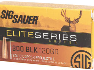 Sig Sauer E3006H120 Elite Copper Hunting  30-06Springfield 150gr Copper Solid 20 Per Box/10 Case