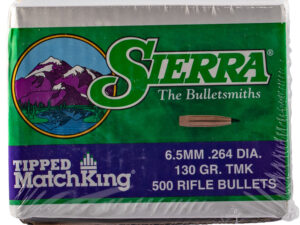 Sierra 7430C Tipped MatchKing  264Cal 130gr Tipped MatchKing 500/Box