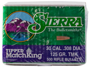 Sierra 7725C Tipped MatchKing  30Cal 125gr Tipped MatchKing 500/Box