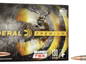 Federal P270L Premium  270Win 130gr Barnes TSX 20 Per Box/10 Case