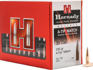 Hornady 3091 A-Tip Match 30 Cal .308 230 gr A Tip Match 100 Per Box/ 10 Case