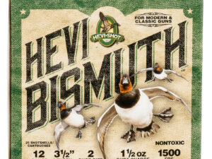 HEVI-Shot HS14502 HEVI-Bismuth  12Gauge 3.50" 1 1/2oz Bismuth 2Shot 25 Per Box/10 Case