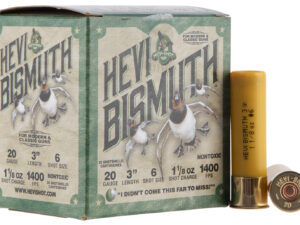 HEVI-Shot HS17006 HEVI-Bismuth  20Gauge 3" 1 1/8oz Bismuth 6Shot 25 Per Box/10 Case