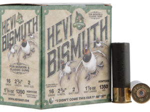 HEVI-Shot HS16702 HEVI-Bismuth  16Gauge 2.75" 1 1/8oz Bismuth 2Shot 25 Per Box/10 Case