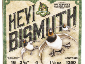HEVI-Shot HS16704 HEVI-Bismuth  16Gauge 2.75" 1 1/8oz Bismuth 4Shot 25 Per Box/10 Case