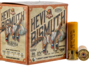 HEVI-Shot HS17715 HEVI-Bismuth Upland 20Gauge 2.75" 1oz Bismuth 5Shot 25 Per Box/10 Case