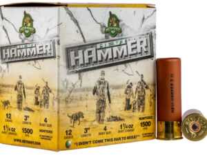 HEVI-Shot HS28004 HEVI-Hammer  12Gauge 3" 1 1/4oz 4Shot 25 Per Box/10 Case
