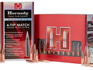 Hornady 3729 A-Tip Match 375 Cal .375 390 gr A Tip Match 25 Per Box/ 10 Case