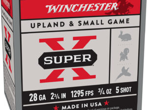 Winchester Ammo X285 Super X Heavy Game Load High Brass 28Gauge 2.75" 3/4oz 5Shot 25 Per Box/10 Case
