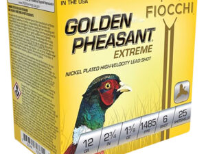 Fiocchi 12GPX6 Golden Pheasant Extrema 12Gauge 2.75" 1 3/8oz 6Shot 25 Per Box/10 Case