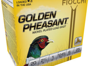 Fiocchi 20GP6 Golden Pheasant Extrema 20Gauge 2.75" 1oz 6Shot 25 Per Box/10 Case