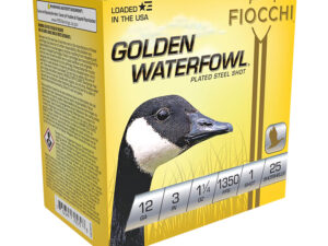 Fiocchi 123SGW1 Golden Waterfowl  12Gauge 3" 1 1/4oz 1Shot 25 Per Box/10 Case