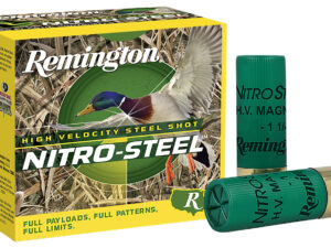 Remington Ammunition 20803 Nitro-Steel High Velocity 12Gauge 2.75" 1 1/8oz 4Shot 25 Per Box/10 Case