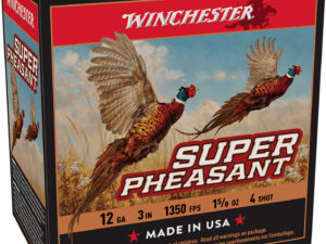Winchester Ammo X123PH4 Super Pheasant Magnum High Brass 12Gauge 3" 1 5/8oz 4Shot 25 Per Box/10 Case