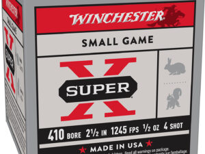 Winchester Ammo X414 Super X Heavy Game Load High Brass 410Gauge 2.50" 1/2oz 4Shot 25 Per Box/10 Case