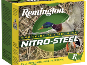 Remington Ammunition 20794 Nitro-Steel High Velocity 12Gauge 3" 1 1/4oz BBShot 25 Per Box/10 Case