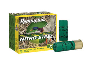 Remington Ammunition 20864 Nitro-Steel High Velocity 12Gauge 3" 1 3/8oz 4Shot 25 Per Box/10 Case
