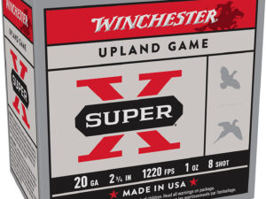 Winchester Ammo X208 Super X Heavy Game Load High Brass 20Gauge 2.75" 1oz 8Shot 25 Per Box/10 Case