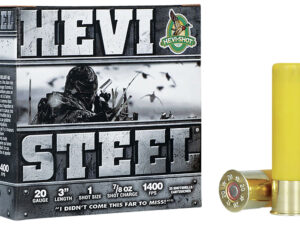 HEVI-Shot HS62001 HEVI-Steel  20Gauge 3" 7/8oz 1Shot 25 Per Box/10 Case