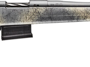 Bergara Rifles B14S652 B-14 Wilderness Terrain 6.5 Creedmoor 5+1 24" Threaded, Sniper Gray Cerakote Barrel/Rec, Adj. Cheek Piece SoftTouch Woodland Camo Stock with Mini-Chassis, Omni Muzzle Brake