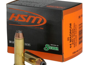 HSM 44M18N20 Pro Pistol  44 Rem Mag 240 gr Jacketed Hollow Cavity 20 Per Box/ 20 Case