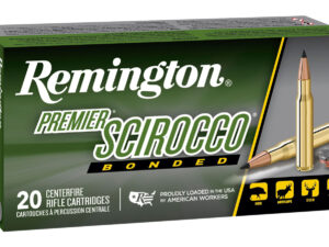 Remington Ammunition 29344 Premier Scirocco Bonded 6.5Creedmoor 130gr Swift Scirocco Bonded 20 Per Box/10 Case