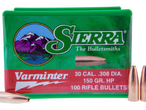 Sierra 2136 Varminter  308Win 150gr Hollow Point 100/Box