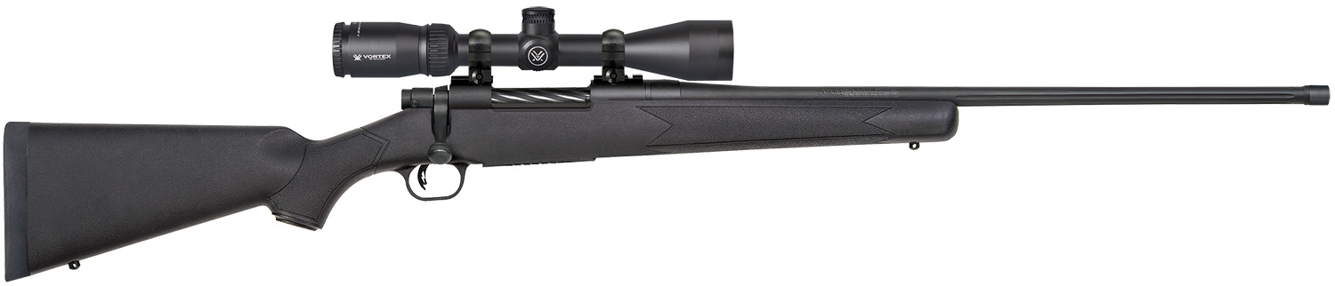 Mossberg 28125 Patriot 7mm Rem Mag 3+1 24" Black Right Hand with Vortex Crossfire II 3-9x40mm Scope