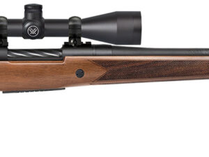 Mossberg 28127 Patriot  7mm Rem Mag Caliber with 3+1 Capacity, 24" Threaded/Fluted Barrel, Matte Blued Metal Finish & Walnut Stock Right Hand (Full Size) Includes Vortex Crossfire II 3-9x40mm Scope