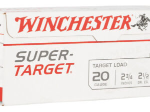 Winchester Ammo TRGT208VP Super-Target  20Gauge 2.75" 7/8oz 8Shot 100 Box/2 Case *Value Pack