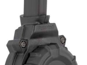 ProMag DRMA20 Standard  50rd Drum 9mm Luger Compatible w/Glock 43X/48 Black DuPont Zytel Polymer