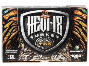 HEVI-Shot HS4009 HEVI-18 TSS Turkey 12Gauge 3" 2oz Tungsten 9Shot 5 Per Box/10 Case