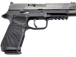 Wilson Combat SIGWCP320FPBATC P320  9mm Luger 17+1 4.70" Black Steel Barrel, Black DLC Serrated Stainless Steel Slide, Black Polymer Frame w/Picatinny Rail, Curved Trigger, Black Polymer Grip
