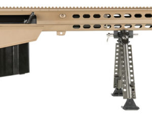 Barrett 18065 M107A1  50 BMG 29" 10+1 Flat Dark Earth Cerakote Flat Dark Earth Fixed with Sorbothane Recoil Pad Stock Black Polymer Grip