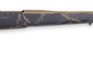 Weatherby MWL05N65RWR6B Mark V Weathermark LTD 6.5 Wthby RPM 4+1 24" Burnt Bronze Cerakote Spiral, Fluted Steel Barrel, Black w/Grey & Brown Accents Monte Carlo Stock