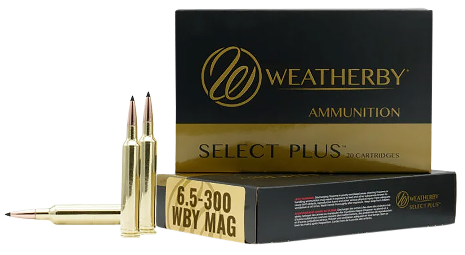 Weatherby R653156EH Select Plus 6.5-300WthbyMag 156gr Berger Extreme Outer Limits Elite 20 Per Box/10 Case