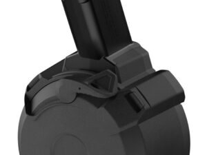 Magpul MAG1137-BLK PMAG D-50 GL9-PCC 50rd Drum 9mm Luger Black Polymer Glock Style Fits Post PCC (NOT B&T GHM9 & KelTec Sub 2000)