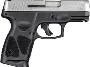 Taurus 1G3C939 G3C  Compact Frame 9mm Luger 12+1 3.26" Matte Stainless Steel Barrel, Matte Serrated Stainless Steel Slide, Black Polymer Frame w/Picatinny Rail, Black Polymer Grip, Right Hand