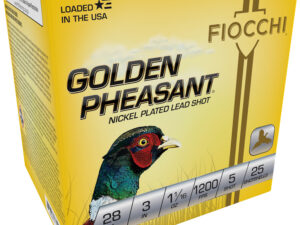 Fiocchi 283GP5 Golden Pheasant Extrema 28Gauge 3" 1 1/16oz 5Shot 25 Per Box/10 Case